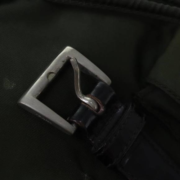 PRADA Backpack Nylon Khaki Auth bs16382 - Picture 9 of 16